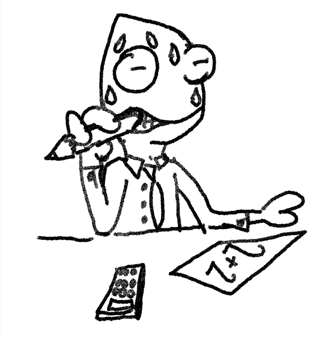 Geeko crunching numbers